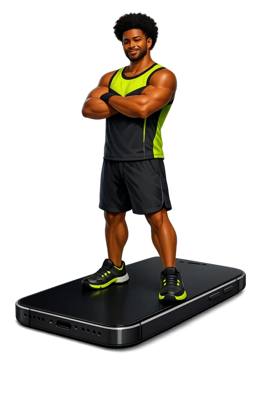 Wingman, the Maximus your gym buddy character